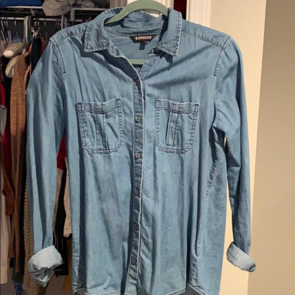 Express denim shirt